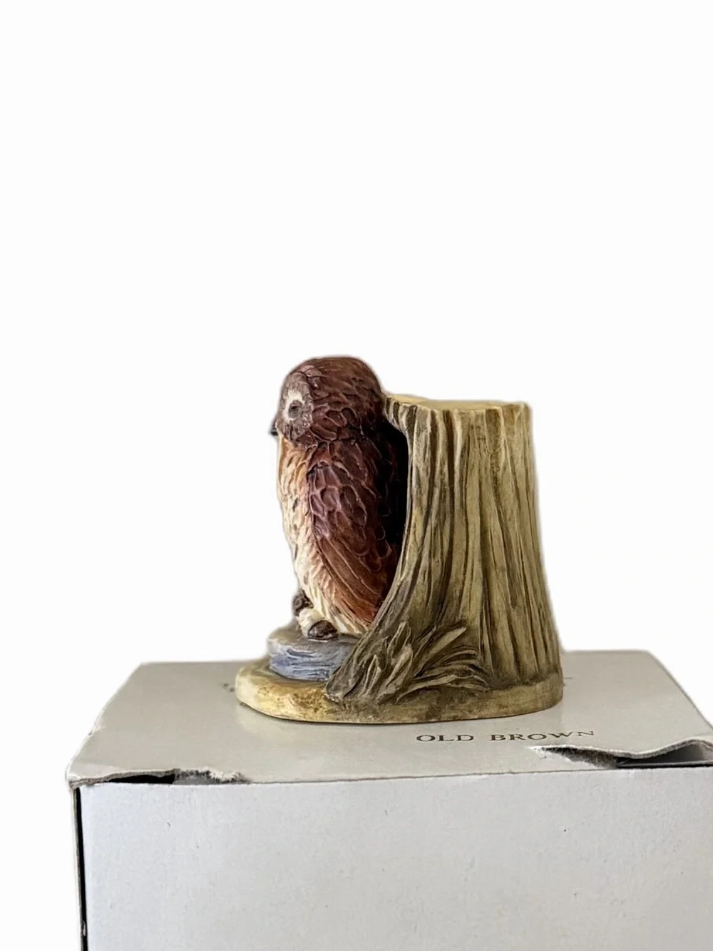 Lenox Beatrix Potter Thimble Collection “Old Brown” 1996